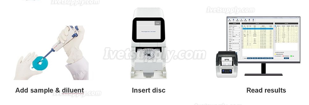 Veterinary Fully Automatic Biochemical Analyzer V3 with 4.3 Inch Touchscreen
